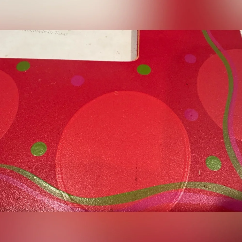 Red Polka Dot Wooden Picture Frame with Bow